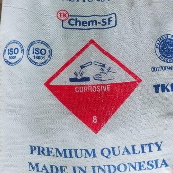 

Naoh/Caustik Soda/Soda Api Merek Tjiwi Kimia Kemasan 25Kg New Stok
