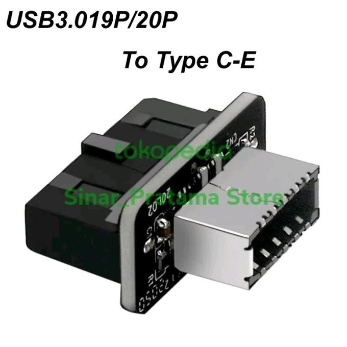 Adapter Port Motherboard Usb 3.0 3.1 To Type C 20Pin 19Pin Co
