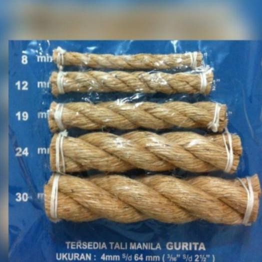 

Tali Tambang / Manila , Size 16Mm X 220 Meter ( 5/8" ) New Stok