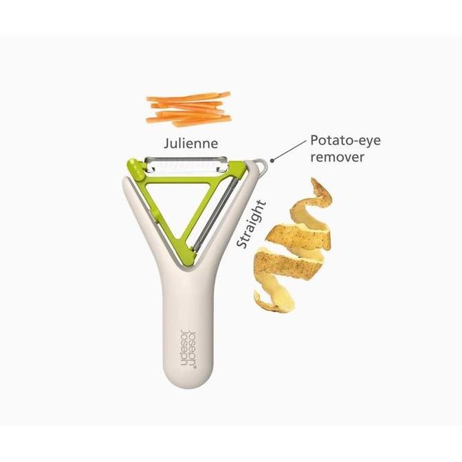 Grosir Joseph Joseph Switch 2-In-1 Peeler (Stone/Green)