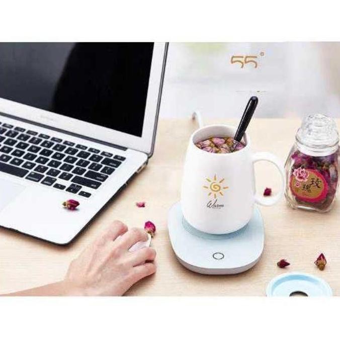 Sale [Cod] Tatakan Cangkir Pemanas Minuman Portable Elektrik Electric Listrik Usb Gelas Coffee Cup W