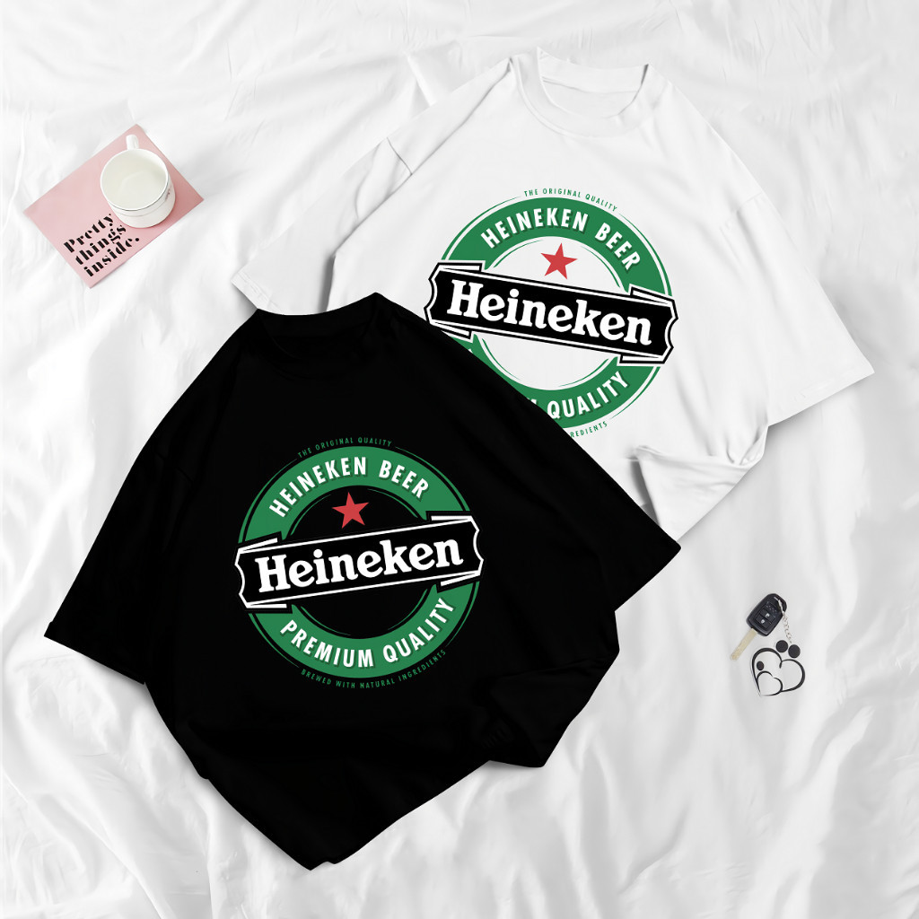 Fenina Wear - BAJU HEINEKEN COTTON COMBED 30S PREMIUM UKURAN S-XXL / ATASAN / BLOUSE / KAOS / T-SHIR