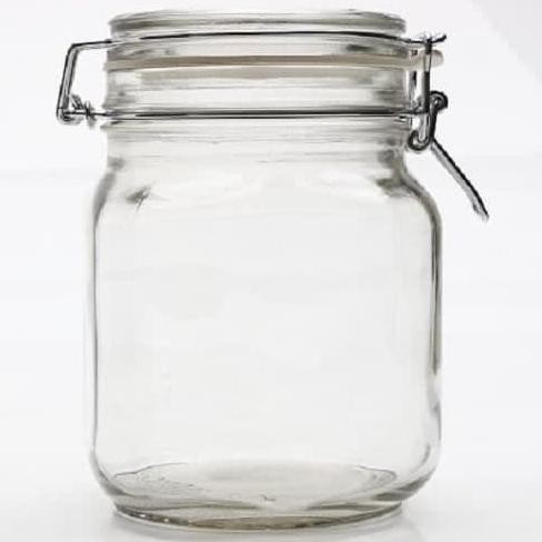Toples Hermetico 1000ML Toples Klip 1 Liter Toples Kue Beling Kait Jar