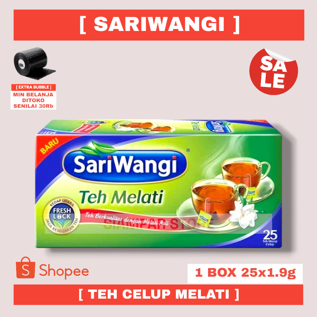 

SARIWANGI TEH CELUP MELATI BOX 25x1.9g
