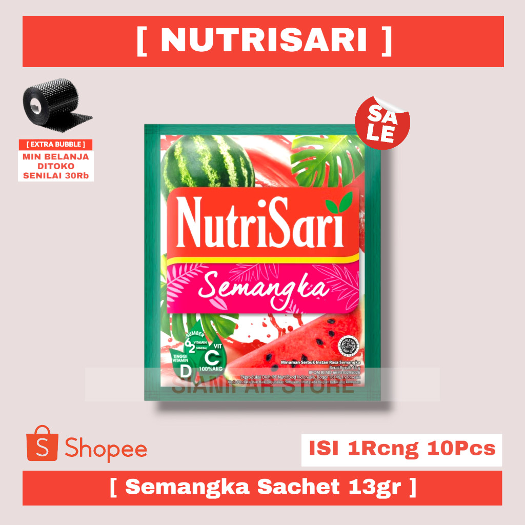 

NUTRISARI INSTANT DRINK SEMANGKA SCT 13g