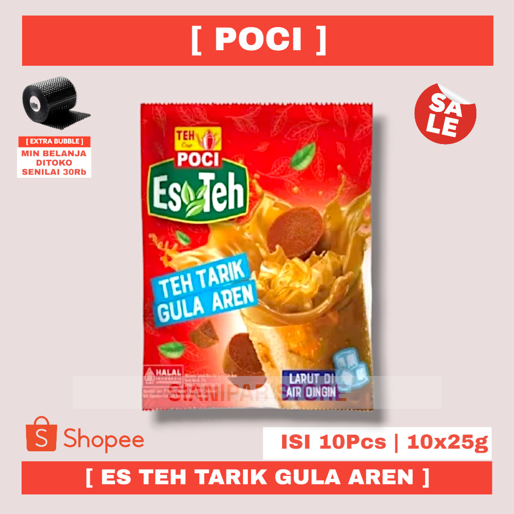 

POCI ES TEH TARIK GULA AREN RCG 10x25g