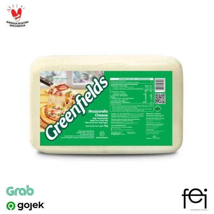 

Mozzarella Cheese Greenfields 1 kg | Keju Mozzarella