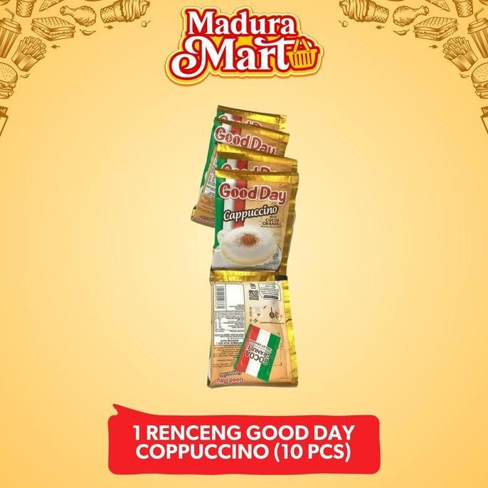 

Murah 1 Renceng Kopi Good Day Cappuccino 25Gr - (10 Pcs) - Coffee