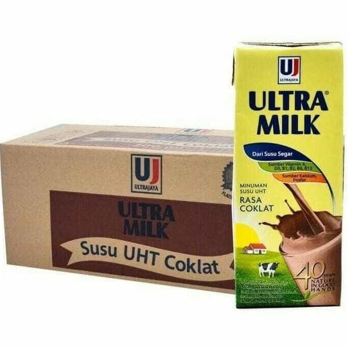 

Susu Ultra Milk Coklat 250ml 1 dos karton 250 ml