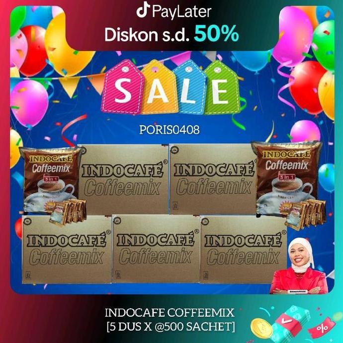 

Promo Exclusive Ma'E - Indocafe Coffeemix Dus
