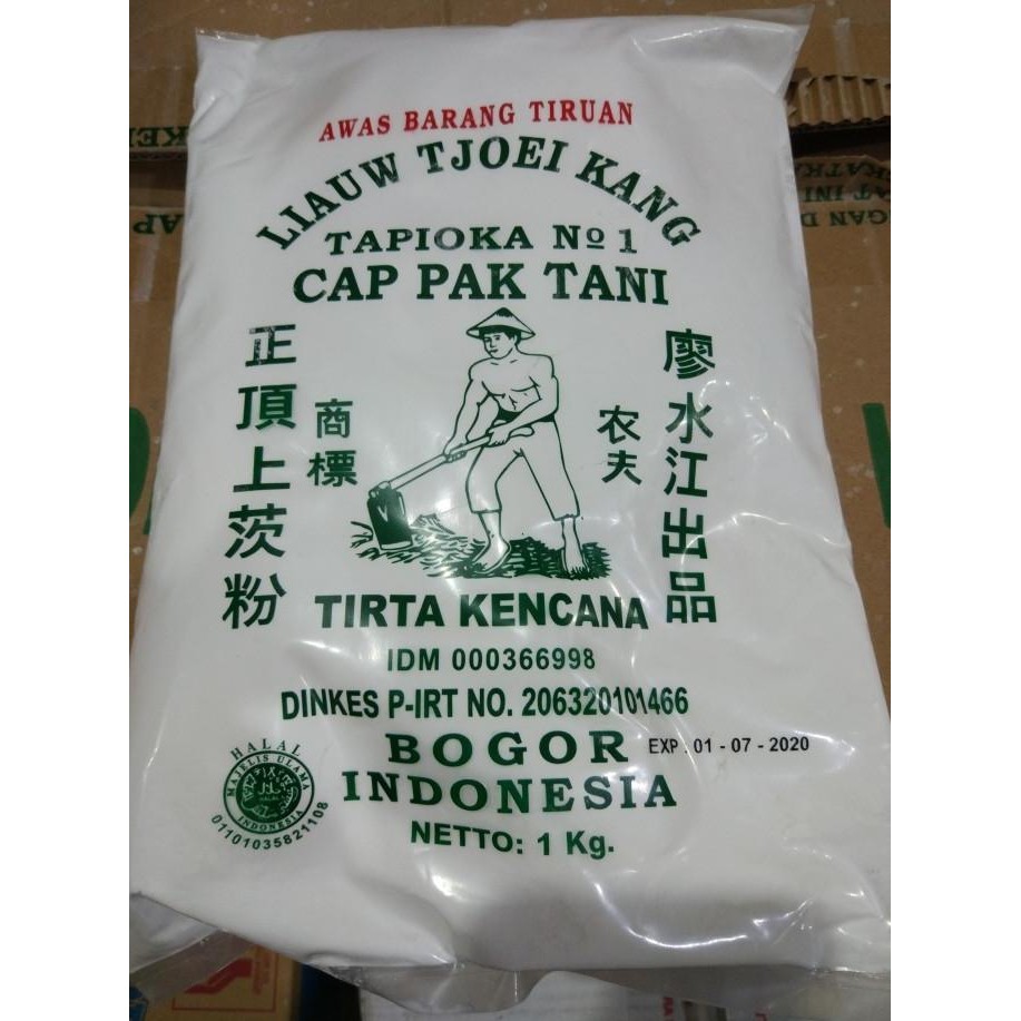 

Promo Sagu Cap Pak Tani Liauw Tjoei Kang Dus / Tepung Tapioka 1 Karton 25 Kg