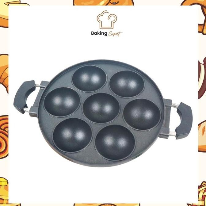 Cetakan Kue Apem Suggo Cetakan 7 Cekung  Aluminium Kitchenware