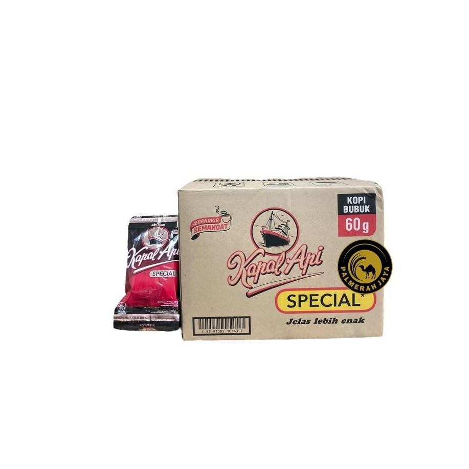 

Murah Kopi Kapal Api 60Gram 1Dus [5Renceng/50Pcs]