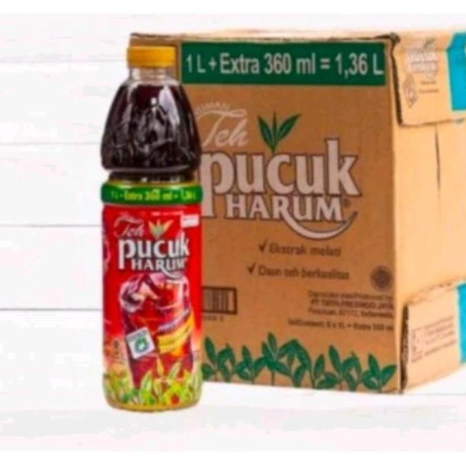 

Murah (1 Dus = 6 Botol) Teh Pucuk Harum 1.300 Ml = 1.3 Liter Minuman Teh Instant