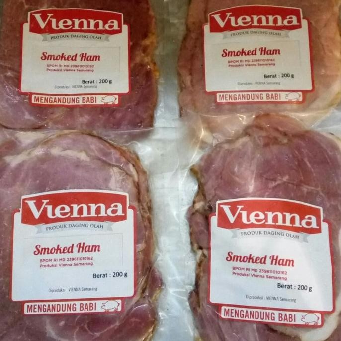 

Sale Viena Pork Smoked Ham 200Gr