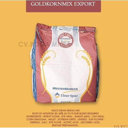 

Grosir Tepung Roti Gandum Goldkorn Mix Eksport Multi Grain Bread Flour 1Kg