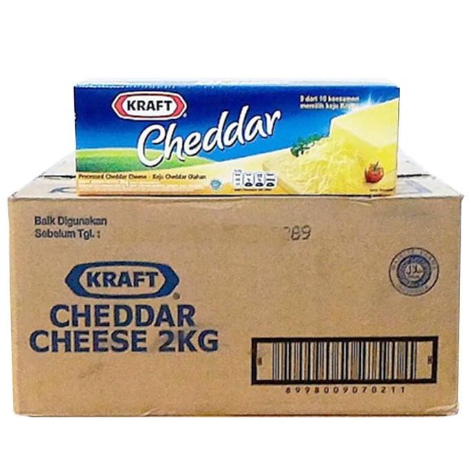 

Sale Keju Kraft Cheddar 2Kg