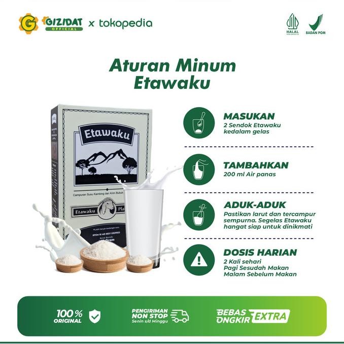 

Sale Etawaku Platinum Susu Kambing Etawa Murni Suplemen Alami Untuk Menjaga Paru-Paru Tulang Dan Daya Tahan Tubuh