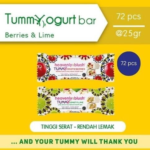 

Grosir Heavenly Blush Tummy Yogurt Bar Isi 72 Pcs [25Gr X 72Pcs]