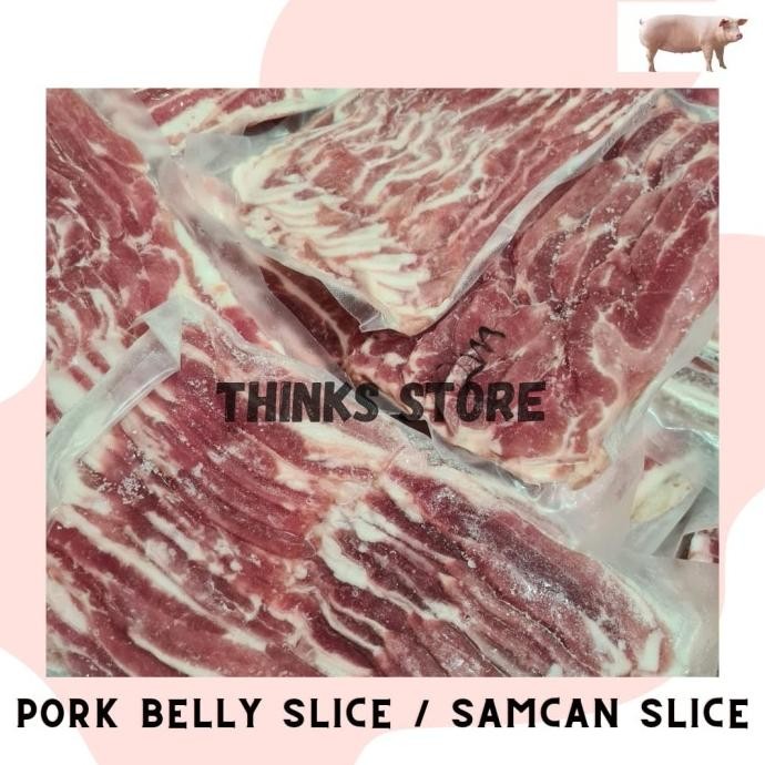 

Sale Bali Pork Belly Slice Skin Off Slice 1Cm / Samcan Babi Tanpa Kulit