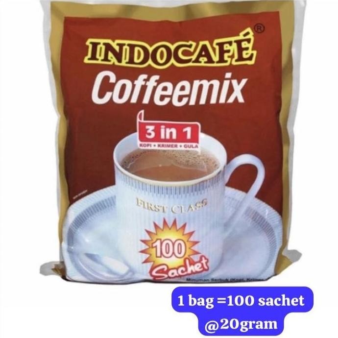 

Grosir [1 Bag] Indocafe Coffemix Kopi Instan 3In1 100Sachet