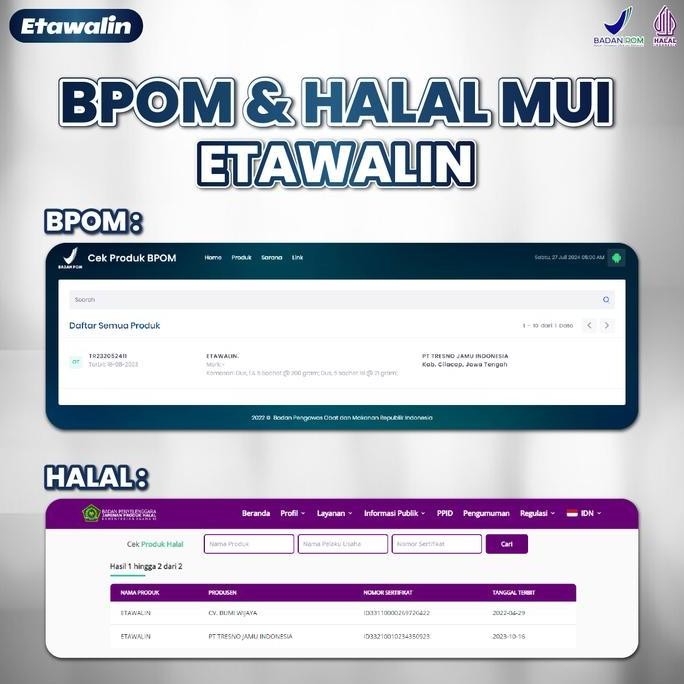 

Grosir Etawalin Paket 2 Box Produk Asli Susu Kambing Etawa Bubuk Sudah Bpom Halal Mui Dan Bisa Cod