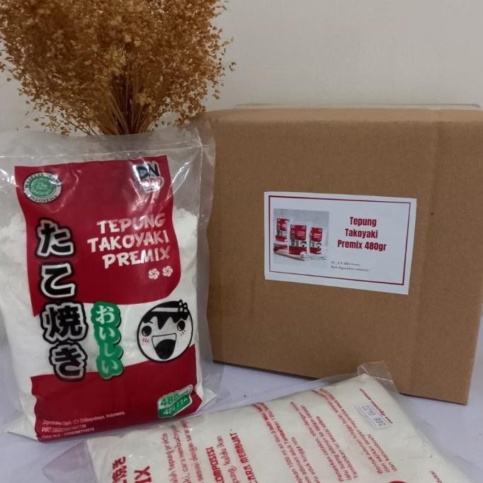 

Sale Paket Tepung Takoyaki Dnfood 6Pcs (6X480G)