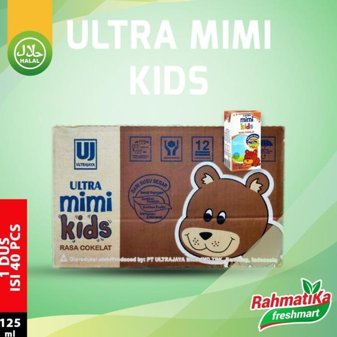 

Murah Ultra Mimi Kids Susu Uht 1 Dus (Isi 40 X 125Ml)