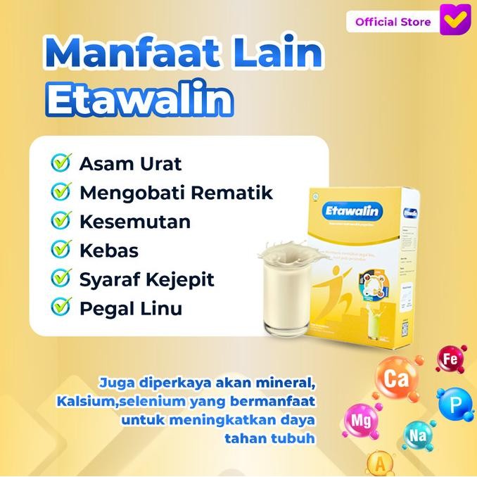 

Murah Etawalin - Membantu Redakan Susu Nyeri Sendi & Pegal Linu Semua Usia