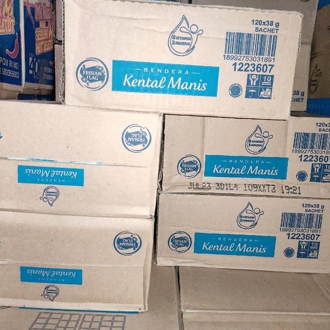 

Promo Susu Kental Manis Bendera Frisian Flag Kemasan Sachet 45 Gram Per Dus (120 Pcs) Minuman Milk Food Lezat Kopi Makanan