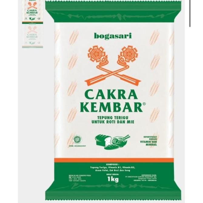 

Promo Tepung Cakra Kembar Ekonomis Kemasan 12X1Kg - Gosend/Grab Only!!!!