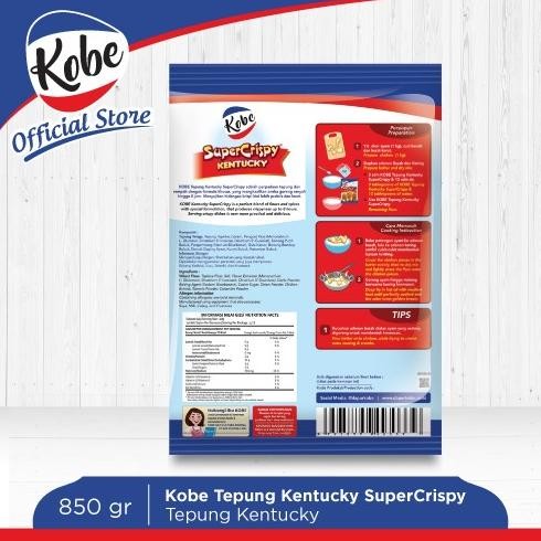 

Promo Kobe Tepung Ayam Kentucky Super Crispy 850G 1 Karton Isi 12Pcs