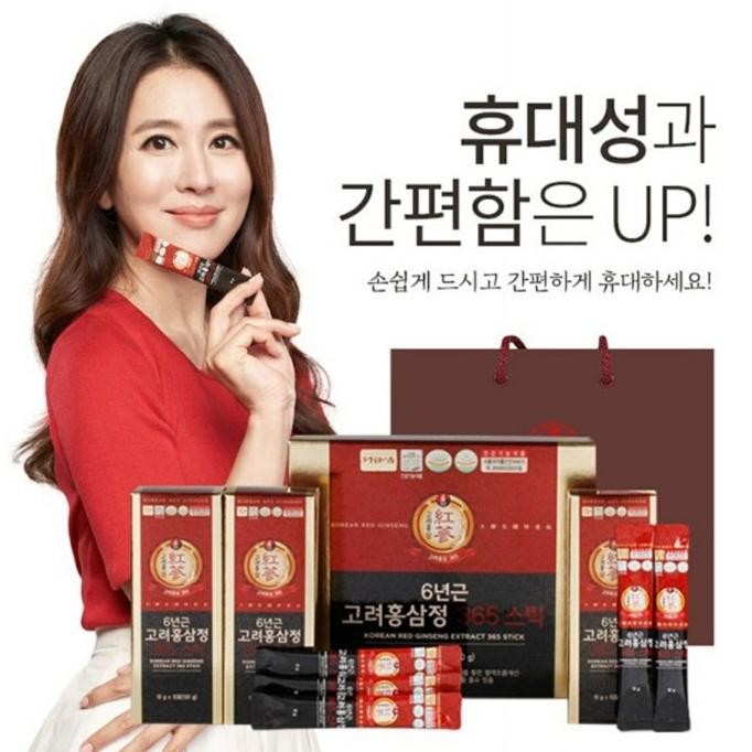 

Korea Red Ginseng 6 Year Old Jung Won Sam Extract 365 (30 Stik)