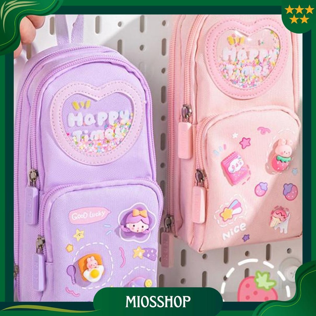 

Tempat Pensil Kotak 3D Anak Lucu Besar / Fun Korea Bag Model Pensil Kanvas 6 Kamar /Sekolah Dasar Kotak Pensil Siswa Sale