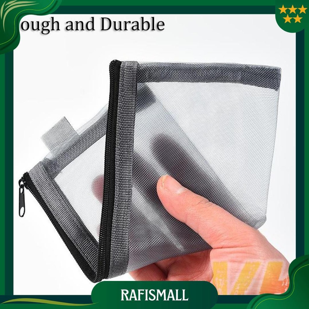 

Kotak Pensil Transparant Portabel Tempat Pensil Jaring Resleting Stationery A4 A6 Tas Kosmetik Tas Penyimpanan Promo 4.4