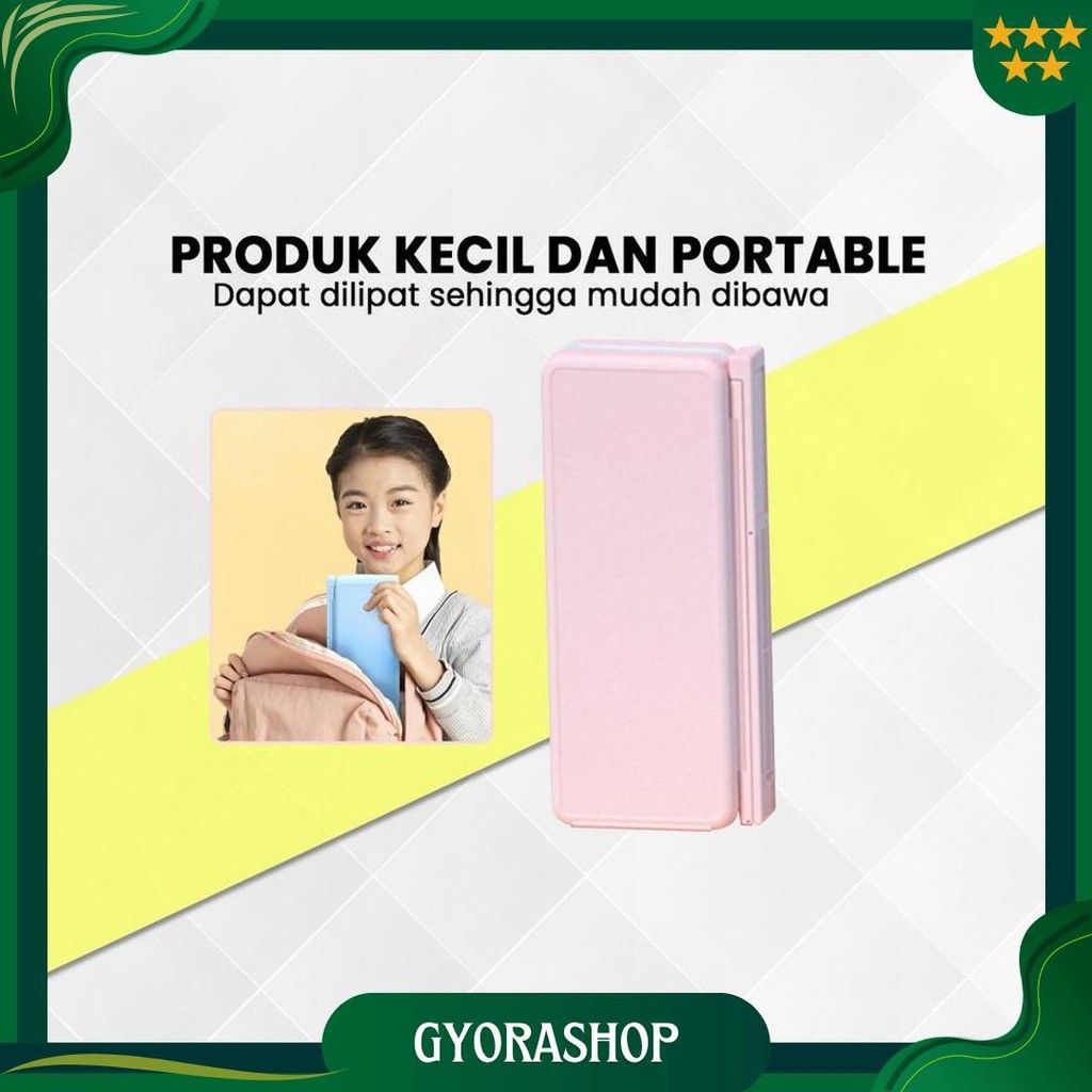 

Tempat Pensil 2In1 Multifungsi Dengan Tatakan Buku Dan Papan Tulis Praktis / Kotak Pensil Lipat Tempat Penyimpanan Alat Tulis Anak Sekolah / Pencil Case Book Holder Import Stockami A73 Gratis Ongkir