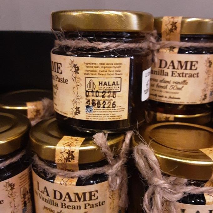 

Grosir La Dame In Vanilla Halal Vanilla Paste / Pasta Vanila 50 Ml