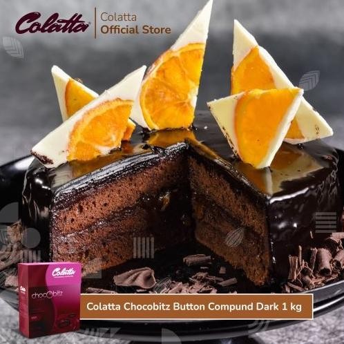 

Grosir Bundling Colatta Chocobitz Button Compund Chocolate Dark 1Kg - Isi 3