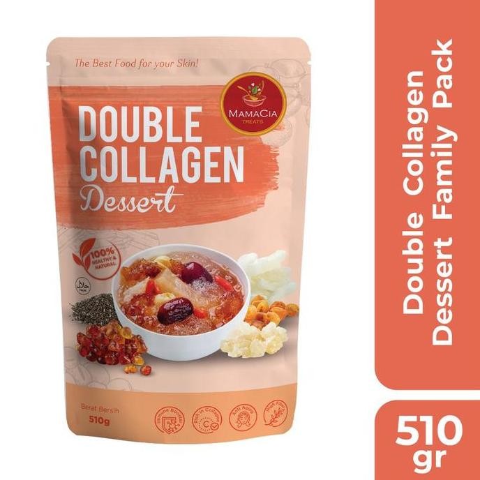 

Mamacia Treats Paket Double Collagen Dessert (Peach Gum + Snow Bird Nest) Family Pack