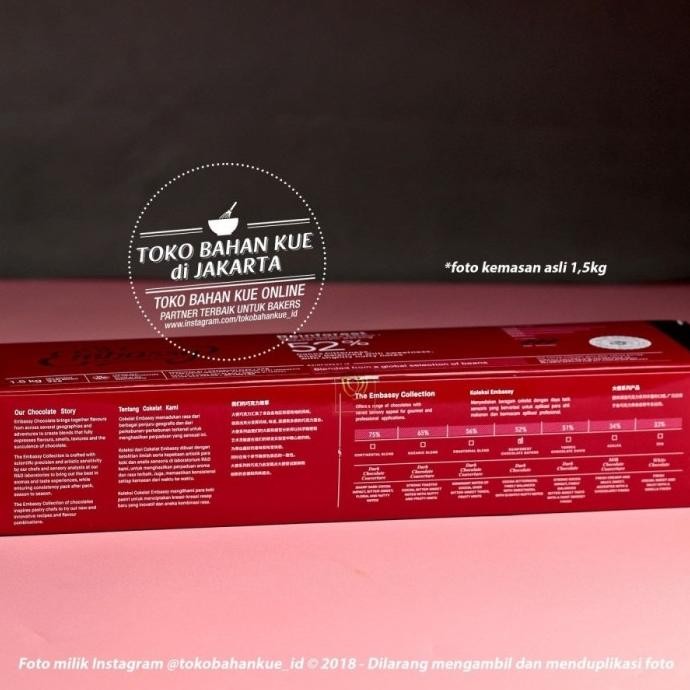 

Promo Embassy Chocolate Stick Rainforest 52% 250Gr Dark Chocolate Batons