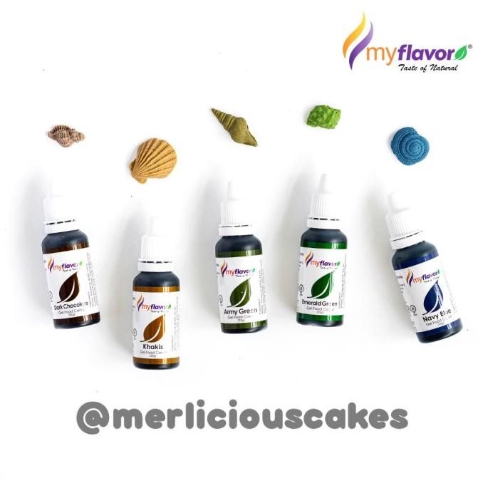 

Grosir My Flavor Navy Nights Gel Food Color Set Food Colour