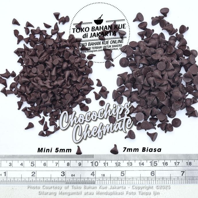 

Sale Chefmate Chocochip Mini 1Kg Cokelat Compound Chocolate Chips Coklat