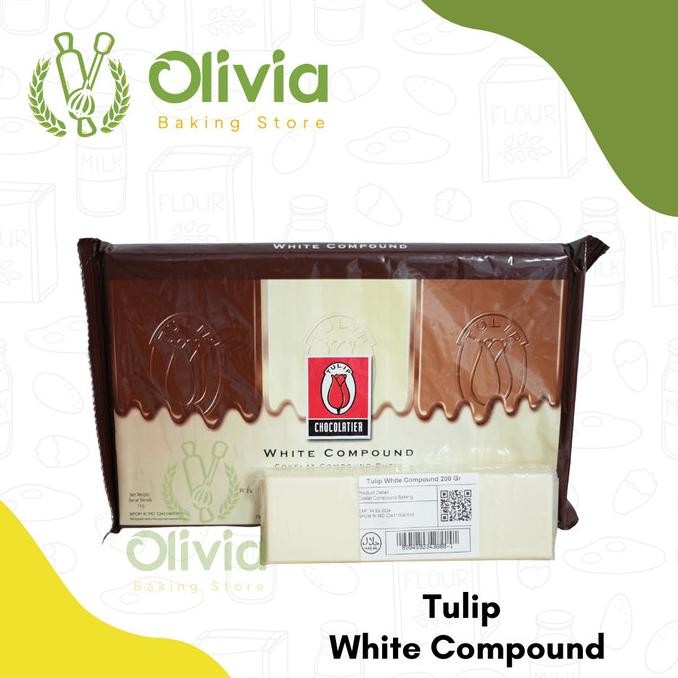 

Promo Tulip White Chocolate Compound Cokelat Coklat Putih Batang 1 Kg