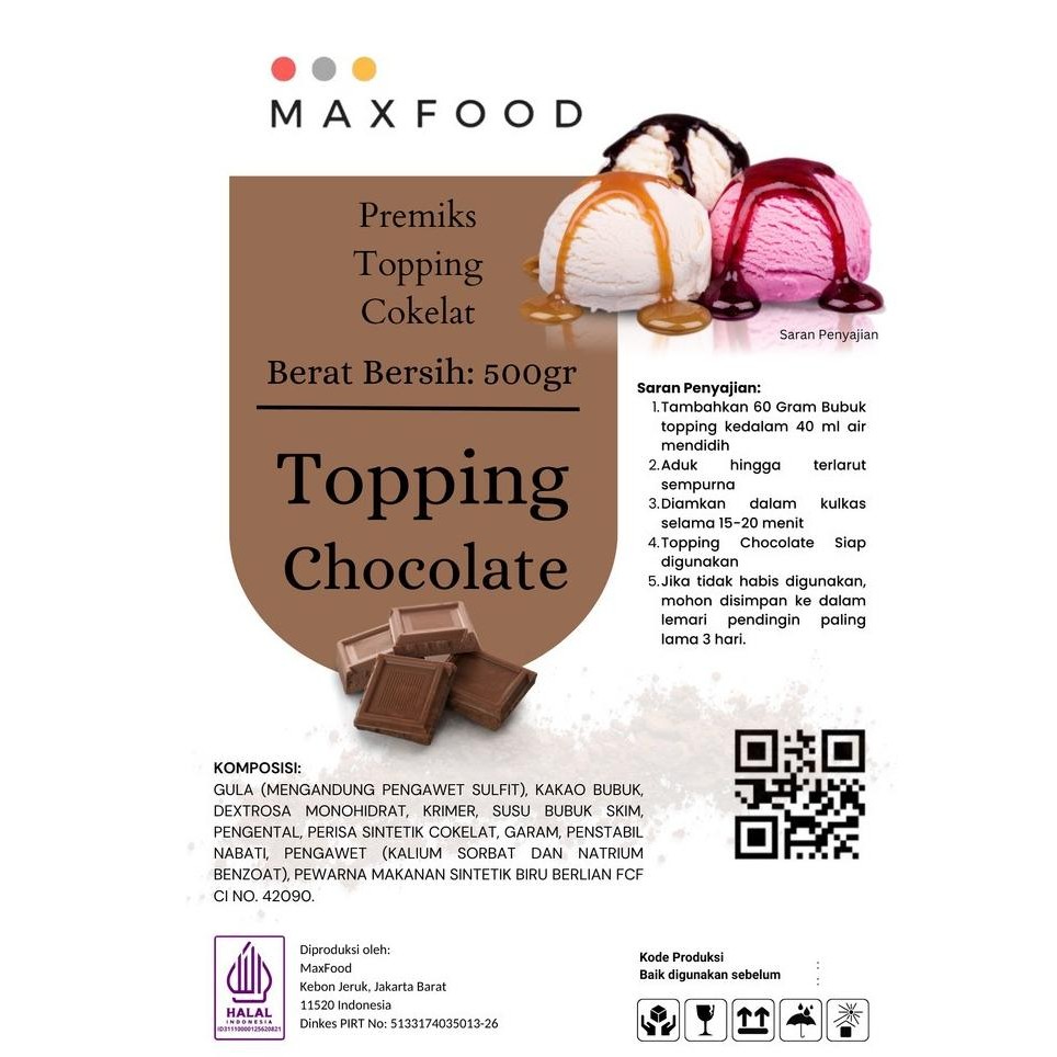 

Sale 500 Gr - Topping Sauce Chocolate / Bubuk Saus Rasa Coklat
