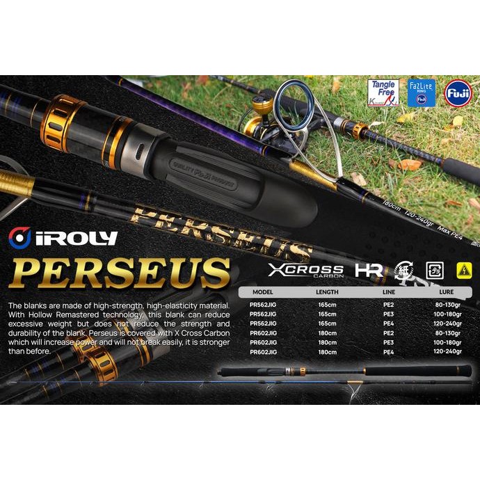 TERMURAH - Stick Joran Pancing Jigging IROLY PERSEUS | ROD Jigging IROLY PERSEUS