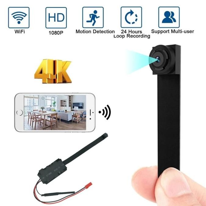 TERLARIS SPY CAMERA IP WIRELESS WIFI 8MP HIDDEN SPY CAM SUPER MINI FULL HD 4K