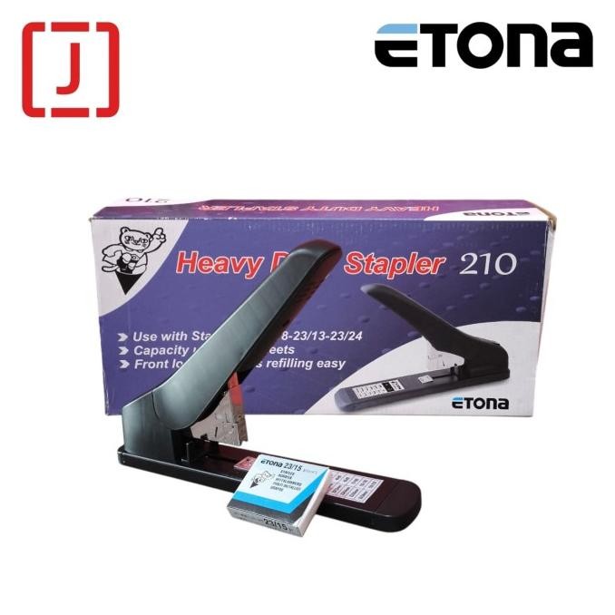 

STAPLER HEAVY DUTY ETONA 210 ALAT STAPLES JILID 210 LEMBAR ORIGINAL DAN TERPERCAYA