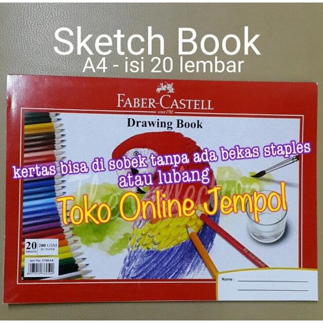 

At300Fc A4 20Lembar Faber Etch Boo Buu Gambar Drawing Boo 1740A4