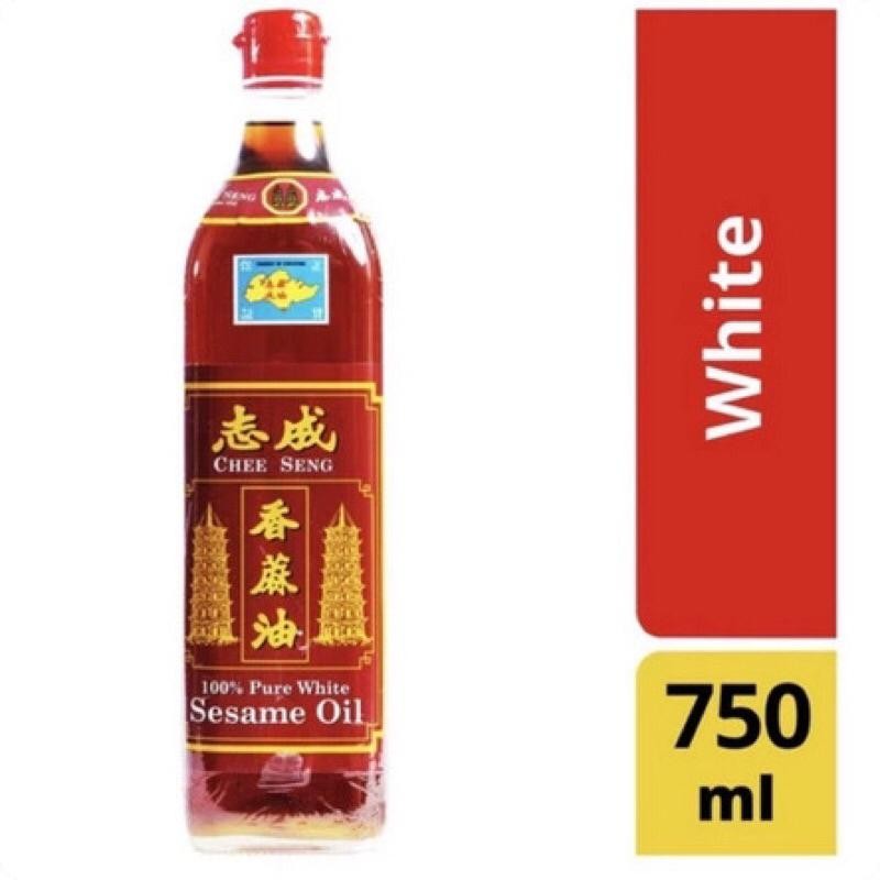 

Minyak Wijen Chee Seng White Sesame Oil 750Ml Singapore New Best Quality Asli 100% Original