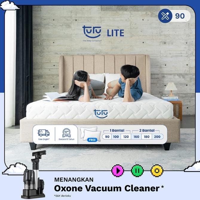 Kasur High Support Foam TURU LITE ukuran 90x200 (Single) FREE BANTAL